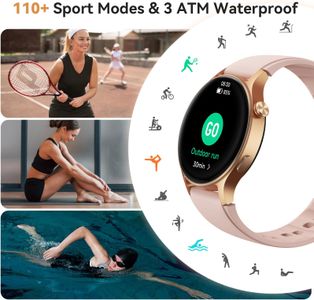 Women’s Smart Watch with AMOLED Display – Call, Fitness, Heart Rate, 3ATM
