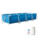 Intex 4.5 m x 2.2 m x 0.84 m Rectangular Frame Pool Set