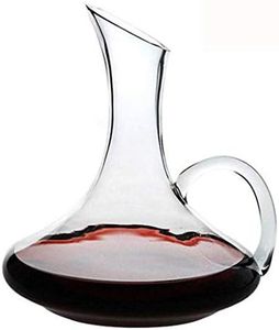 Crystal Red Wine Decanter - 100% Hand Blown Lead-Free Crystal Glass Red Wine Carafe Wine Gift