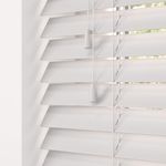 Hand Made To Measure FAUX WOOD Venetian Blinds - British Made - by HOMESMART BLINDS (Light Grey)