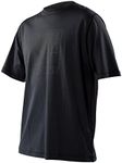 Body Glove Men's Loose Fit Short Sleeve Rash Guard Tops, Black, Medium