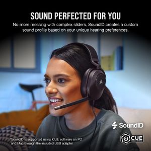 CORSAIR HS65 Surround Gaming Headset – PC, PS5, PS4 Compatible
