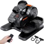 Under Desk Elliptical Machine, 3-in-1 THERUN Electric Leg Exerciser for Seniors, Fully Assembled Portable Seated Pedal Exerciser w/Remote Control, 16-Level Speeds & Resistance