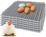 HOWUXZO 6 Pack Washable Chicken Nesting Pads for Chicken Coops, Nesting Boxes, Reusable Nesting Pads, Laying Hen Nest Box Pads-12''x12'' (Grey 6pc)