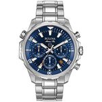 Bulova Men's Chronograph Quartz Watch with Stainless Steel Strap 96B256