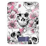 Skull Flowers Pink Cherry Food Scal