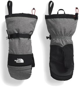 THE NORTH FACE Men's Montana Insulated Ski Mitten, TNF Medium Grey Heather, X-Large