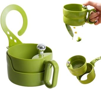 Kitchen Sink Strainer Basket, 2026 New Multifunctional Faucet Hanging Filter Basket, Kitchen Drain Filter for Sink Use, Portable Sink Strainer Basket with Handle for Home，Green