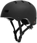 Vihir Skateboard Helmet Adult for Women Men - Skate Scooter Sport Helmet, Black, Small, Medium, Large, with 10 Vents