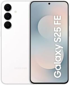 Samsung Galaxy S25 FE 5G Smartphone with Galaxy AI (White, 8GB RAM, 256GB Storage), 12MP Front Camera, ProVisual Engine, Long Battery Life
