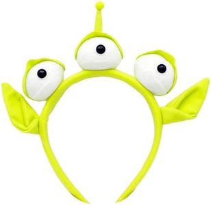 Alien Headband Three Eye Plush Alien Monster Headband Toy Headwear Hat Alien Costume Accessories for Christmas (Alien Monster Headband)