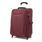 Travelpro Maxlite 5 Softside Lightweight Expandable Upright Luggage, Burgundy, Carry-On 22 Inch