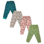 LuvLap Baby Pyjama, For Baby, Infants & Toddlers, 100% Cotton, Baby Pyjama, Baby Bottoms, Baby Clothes, Kids Clothing, Pack Of 4, 3 to 6 months