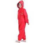 Toddler Rain Suit Baby Rain Suit Kids Rain Suits with Hood Waterproof Coverall One Piece Rain Suit for Kids(2-12 Years)