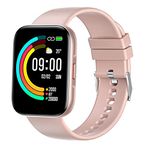 Smart Watch for Men Women, Fitness Tracker with 24/7 Heart Rate, Blood Pressure and Sleep Monitor, 1.78" Touch Screen Smartwatch with 24 Sports Modes, IP68 Waterproof Fitness Watch (Pink)