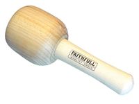 Faithfull FAICM90HD Wood Carvers Beech Mallet 90mm (3.5in) 440g (15.5oz)