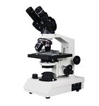 Radical 40-2500X Professional High Power Medical Binocular Biology Microscope W 3D Stage Abbe Condenser Variable Battery Led Illumination Semi Plan Objectives Slides