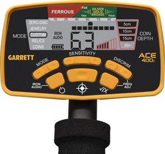 Garrett ACE 400i Metal Detector – Lightweight, High Sensitivity