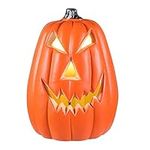 LEDMOMO Halloween Pumpkin Lantern, Jack-o-Lantern Battery Operated Lighted Pumpkin, Halloween Pumpkin Decorations Party Favor for Halloween Fall Outdoor Indoor Garden