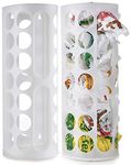 Handy Laundry Grocery Bag Storage Holder, Large Bag Dispenser, Neatly Store Plastic Shopping Bags & Keep them Handy for Reuse, Access Holes Make Adding or Retrieving Bags Simple & Convenient, (2-Pack)