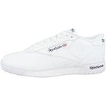 Reebok Men's Exofit Clean Logo Int Shoes low non football , White Intense White Royal Blue Royal Blue 0, 9.5 UK