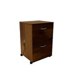 Nexera Essentials 2-Drawer Mobile Filing Cabinet 12093 from, Truffle
