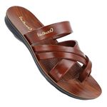 WALKAROO W5687 Mens Sandals for dailywear and regular use for Indoor & Outdoor - Drak Brown