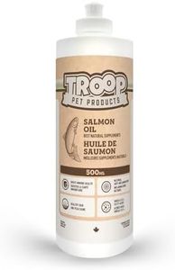 Troop Pet Products, Salmon Oil, Fully Natural, Single Ingredient, for Decreased Inflammation, Shedding and Joint Discomfort (500ml)