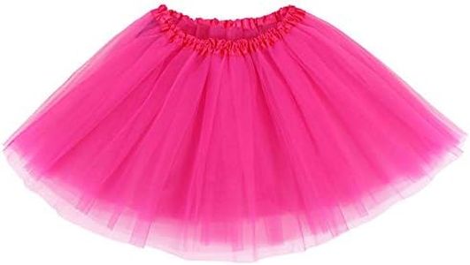 Simplicity Women's Classic Elastic 3 Layered Petticoat Tulle Tutu Skirt Plus Size Tutu for Women Rose Pink Tutu for Women, Rose