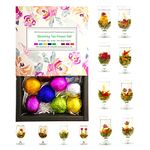 12 Assorted Blooming Tea Balls Gift Set| Handmade Herbal Flower Tea Balls Variety Individual Packing| Blooming Green Tea with Flowers that Open Gift Set for Tea Lovers, Anniversary, Valentine, Birthday