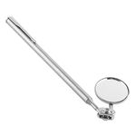 KEENSO Telescopic Inspection Mirror, Automotive Telescopic Inspection Mirror Retractable Hand Mirror Round Handle Mechanics Mirror Tool(30 * 600mm Pen Clip)