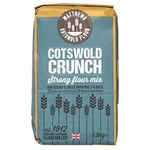 Matthews Cotswold Crunch Flour | Specialty Blend of Strong Flour, Malted Wheat Flakes and Malt Flour | Artisanal | Milled in Britain | 1.5kg Bag (Pack of 5)