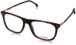 Carrera Unisex's Modern Prescription Eyeglass Frames, Tortoise, 52/17/145