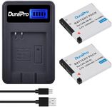 DuraPro 2Pcs NB-8L NB 8L Battery + LCD USB Charger for Canon PowerShot A3200 IS, A3300 IS A2200, A3000 IS, A3100 IS Digital Cameras