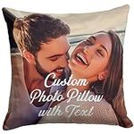 Custom Love, Couple Photo Pillow w 