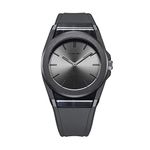 D1 Milano Mens Silicone Analog Black Dial Watch-Clrj03, Band Color:Black