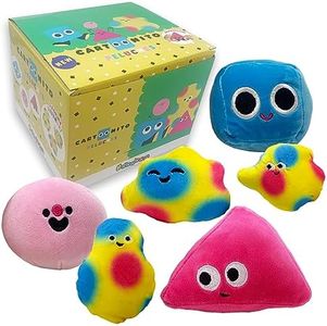 Sbabam, FUNNY BOX Cartoonito Peluches, Peluche per Bambini 6 Pz Collezione Completa, Giochi per Bambini da Edicola, Peluche Neonato e Bambino, Pupazzi Peluches Età 0+, Pupazzo Regalo Bambino e Neonato