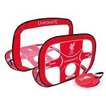 Official Liverpool FC Pop Up 2 in 1 Target Flip Over Training Goal with Carry Bag