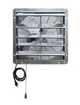 iLIVING ILG8SF18V T Wall Mount Shutter Exhaust Fan 18 Variable Silver 18 - Variable