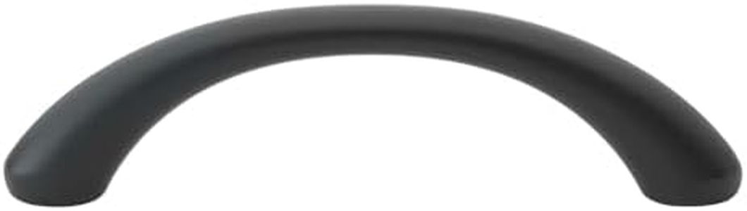 GlideRite Hardware 87650-MB-# - Tiradores de gabinete de 2-34 pulgadas, color negro mate, paquete de # (50)