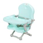 Infantso Baby Portable Chair, Kids Feeding Chair,4 Level Height Adjustment,3 Point Safety Belt and Removable Dining Tray for Infants and Toddlers of Age: 6 Months – 3 Years (Green)