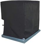 Air Conditioning System Unit York Model AC042X1322A. Waterproof Black Nylon Cover by Comp Bind Technology Dimensions 37''W x 27''D x 39.''H