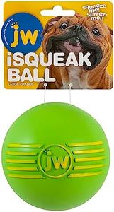 JW Pet I Squeak Ball, Assorted Red, Green, Blue, Large (43032)