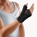 INSTINNCT Copper Infused Thumb Brace Support - Comfortable CMC Thumb Brace Spica Splint for Pain Relief, Tendonitis, Reversible Thumb & Wrist Support for Men And Women - Universal Size