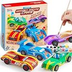 Klever Kits 4 DIY Wooden Race Cars-