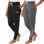 Calvin Klein Women's 2 Pack French Terry Joggers (as1, Alpha, s, Regular, Regular, Black/Ashford Grey Heather, Small), Black/Ashford Grey Heather, S