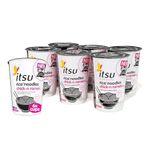 itsu Chick-n Ramen Rice Noodles | Instant Noodle Cups | Pack of 6 | Authentic Japanese Flavour | Vegan & Gluten-Free | Low-Calorie, Quick-to-Make Snack