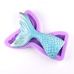 UG LAND INDIA Mermaid Fish Tail Mold, Silicone Fondant Molds with High Definition, Quality Cupcake DIY Topper Cake Decoration Birthday Party Tool for Decorating Cakes, Sugarcraft, Chocolate, Candy