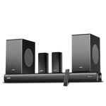 Mivi Superbars Cinematic 900W Premium Dolby Home Theatre System [New Launch] with Dual Wireless Subwoofers soundbar, 5.2 Channel, EQ & Input Modes, BT v5.3, Sound bar (Installation Included)