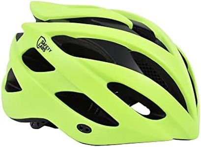SAFETY LABS, Cycling Helmet, Avex (NEON Yellow, L (57-61cm))